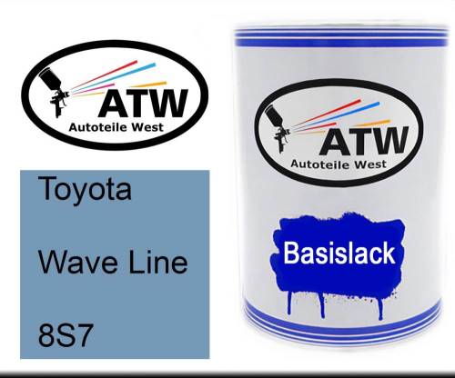 Toyota, Wave Line, 8S7: 500ml Lackdose, von ATW Autoteile West.